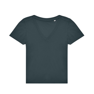 T-shirt con scollo a V da donna - cod. RWB213F